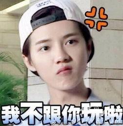 鹿晗上学表情包,青春洋溢，笑点满满